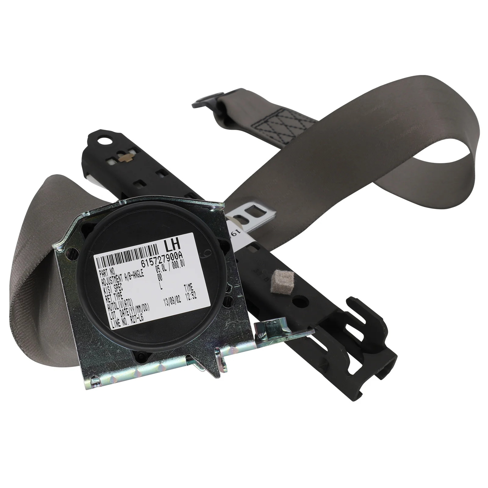 Genuine Left Front Seat Belt for Ford BA BF Falcon - Mid Stone Grey - Image 3