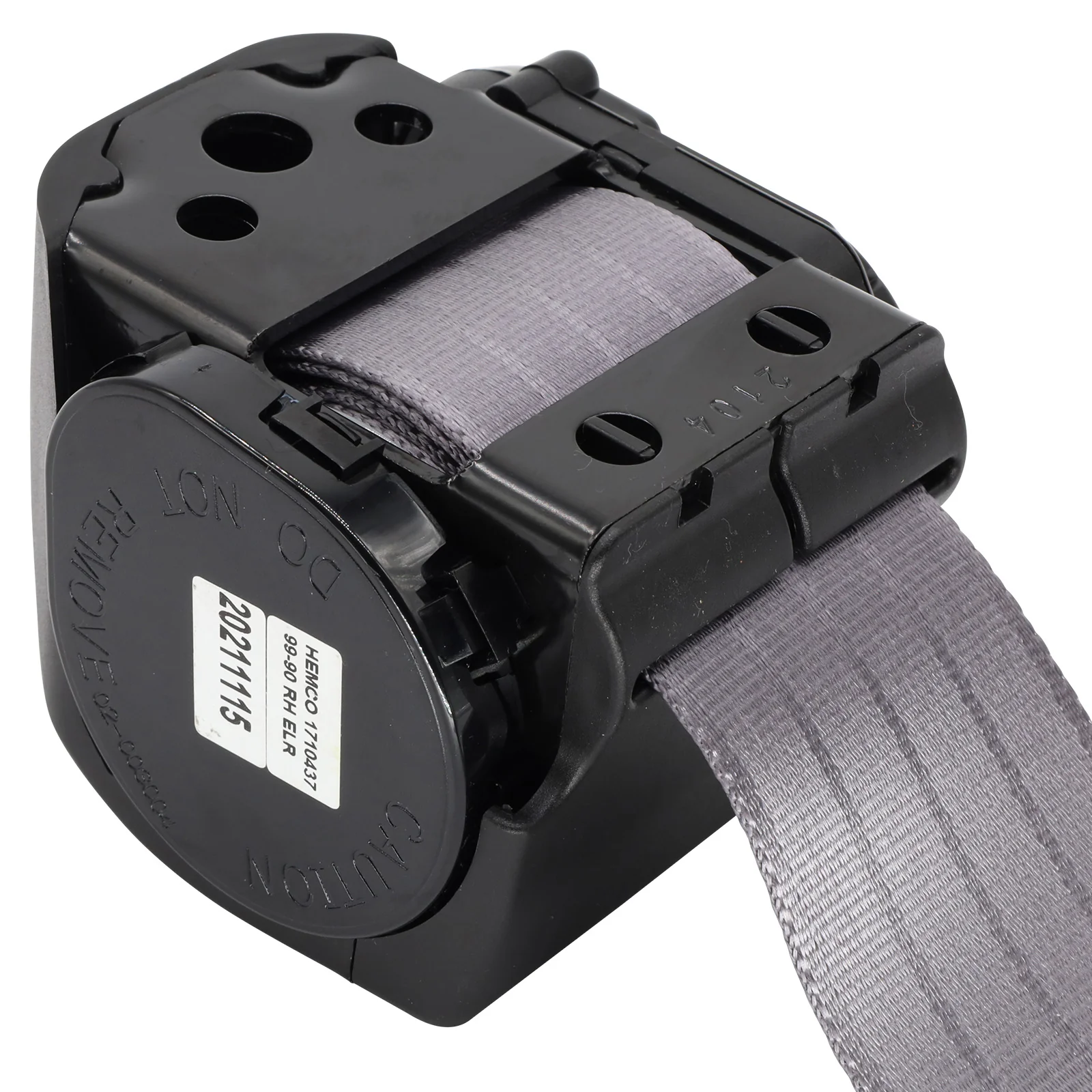 Left Front Seat Belt for Toyota 80 Series β Bucket Seats β Seat Mount β Gray - Image 4