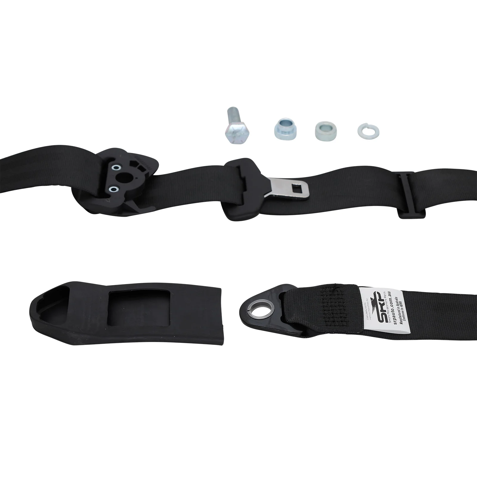 Right Front Seat Belt for AU BA BF Ford Falcon - Black - Image 6